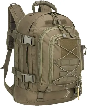 Jungle Leopard 60L Backpack for Men Large Military Backpack Tactical Travel Backpack for Work Camping Hunting Hiking (Color : BP-ZY74-OD)