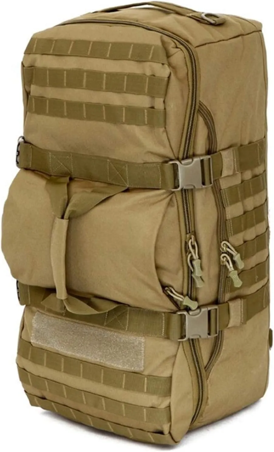 Jungle Leopard 60L Military Tactical Molle Backpack Large Capacity for Men Women Travel Hiking Backpacks Rucksack(S433-60-WD)