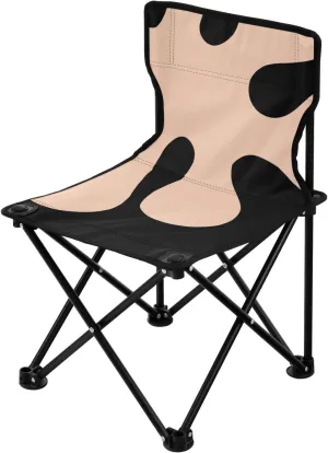 JUNZAN Coral Collapsible Camp Chairs Ultra-Lightweight Beach Chair Carry Bag Included Outdoor Chair for Ice Fishing Camp