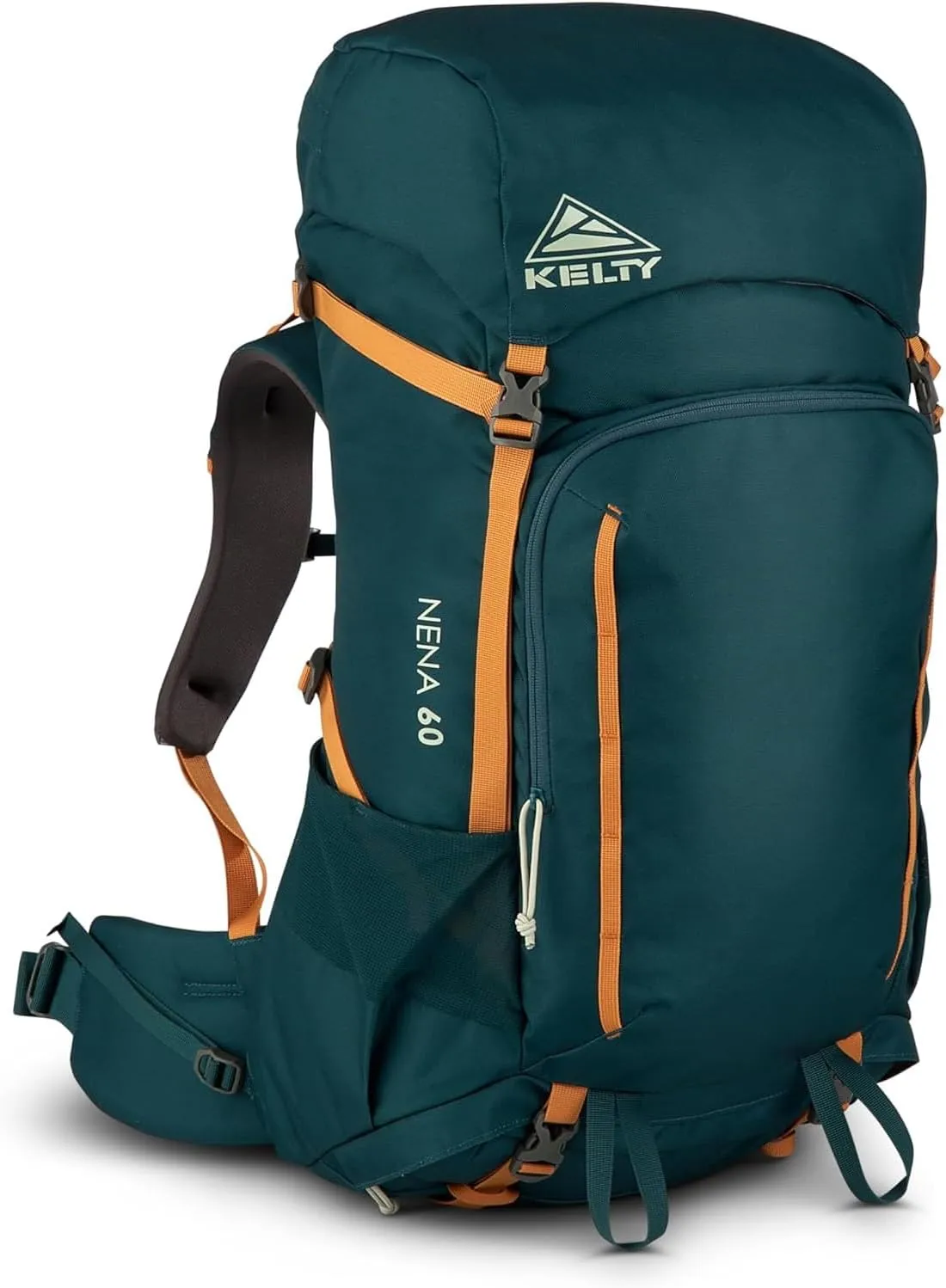 Kelty Nena 60L Women’s Backpack – Hiking and Backpacking Pack with Adjustable Fit Pro Suspension, Women’s Specific Fit, Thru-Hiking Pack, 2024 (Deep Teal)