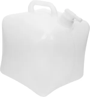 KICHOUSE Large Capacity Collapsible Water Storage Bag 10l Outdoor Water Jug Comfortable Handle Camping Accessory