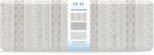 Klay Home Kitchen mats for Floor Anti Fatigue, 3/4" Thick 100% PU Memory Foam Kitchen mat, Padded Kitchen mat, Cushion Kitchen Sink Rug Waterproof Non-Slip Well-Made (Large Runner 20" x 60", Boho)