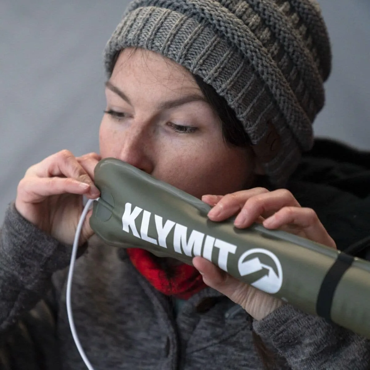 KLYMIT Everglow LED Light Tube | Portable, Inflatable Camping Lantern for Outdoor Security, Water Resistant, Perfect for Backpacking & Van Life