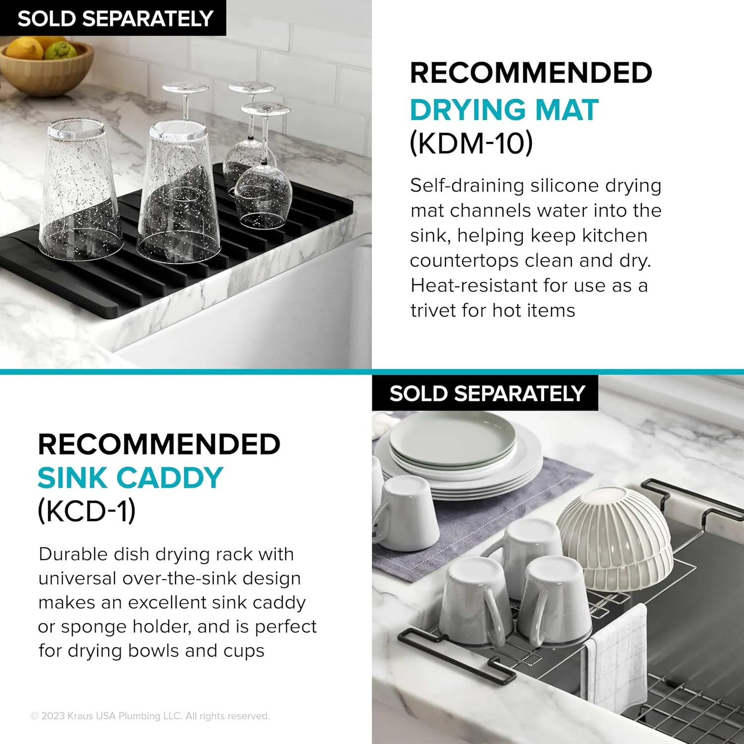 KRAUS Kore Workstation 32-inch Undermount 16 Gauge Stainless Steel Kitchen Sink, Single Bowl Kitchen Sink with Accessories, KWU110-32