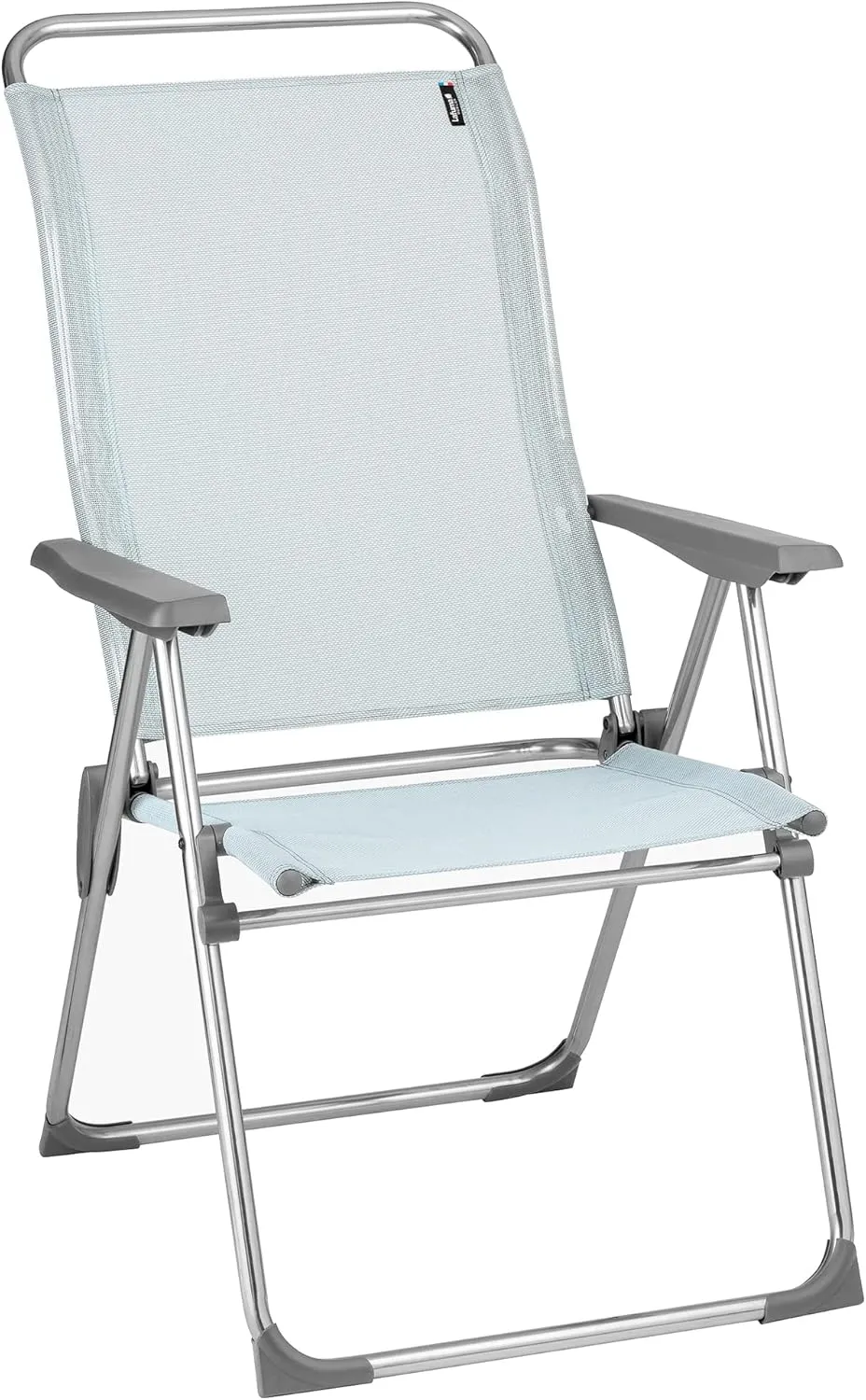 Lafuma ALU CHAM Folding Patio Chair, Set of 1, Ciel Sky Blue