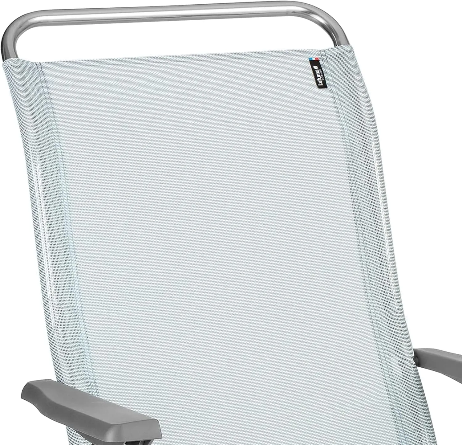 Lafuma ALU CHAM Folding Patio Chair, Set of 1, Ciel Sky Blue