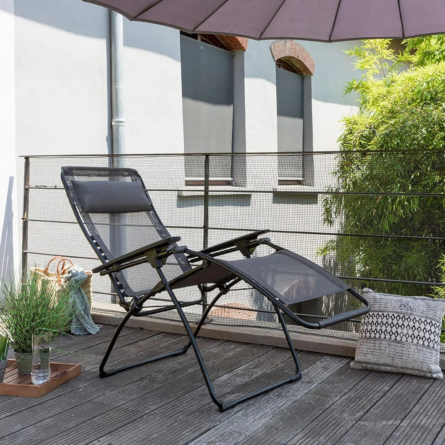 Lafuma Futura Zero Gravity Chair, One Size, Graphite Grey