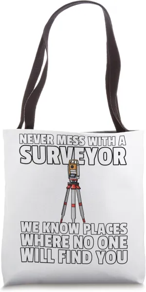 Land Recorder Technician For Cartogropher Surveyor Tote Bag