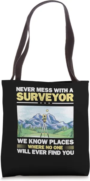 Land Surveying Land Surveyor Tote Bag