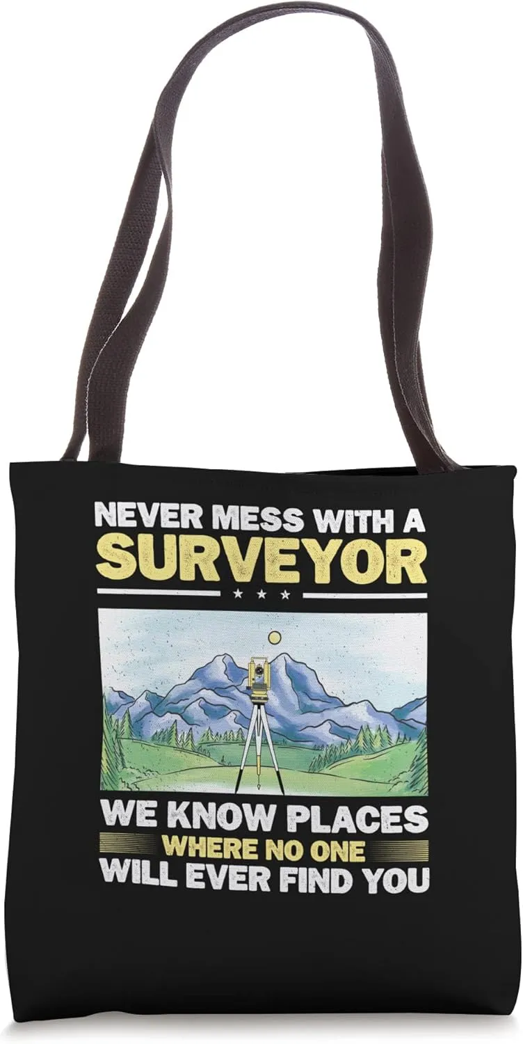 Land Surveying Land Surveyor Tote Bag