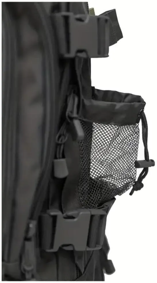 Large Capacity 40L-64L Outdoor Tactical Military Tactics Backpack Travel Hiking Camping Fishing Tool Backpack for Men Women, Black