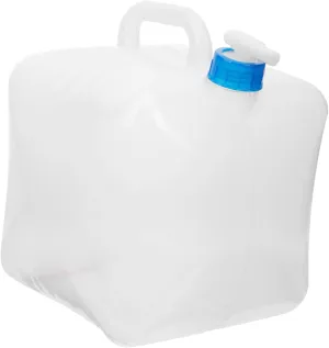 Large Capacity Camping Water Bag Collapsible Water Container with Faucet for Outdoor Activities Random Color