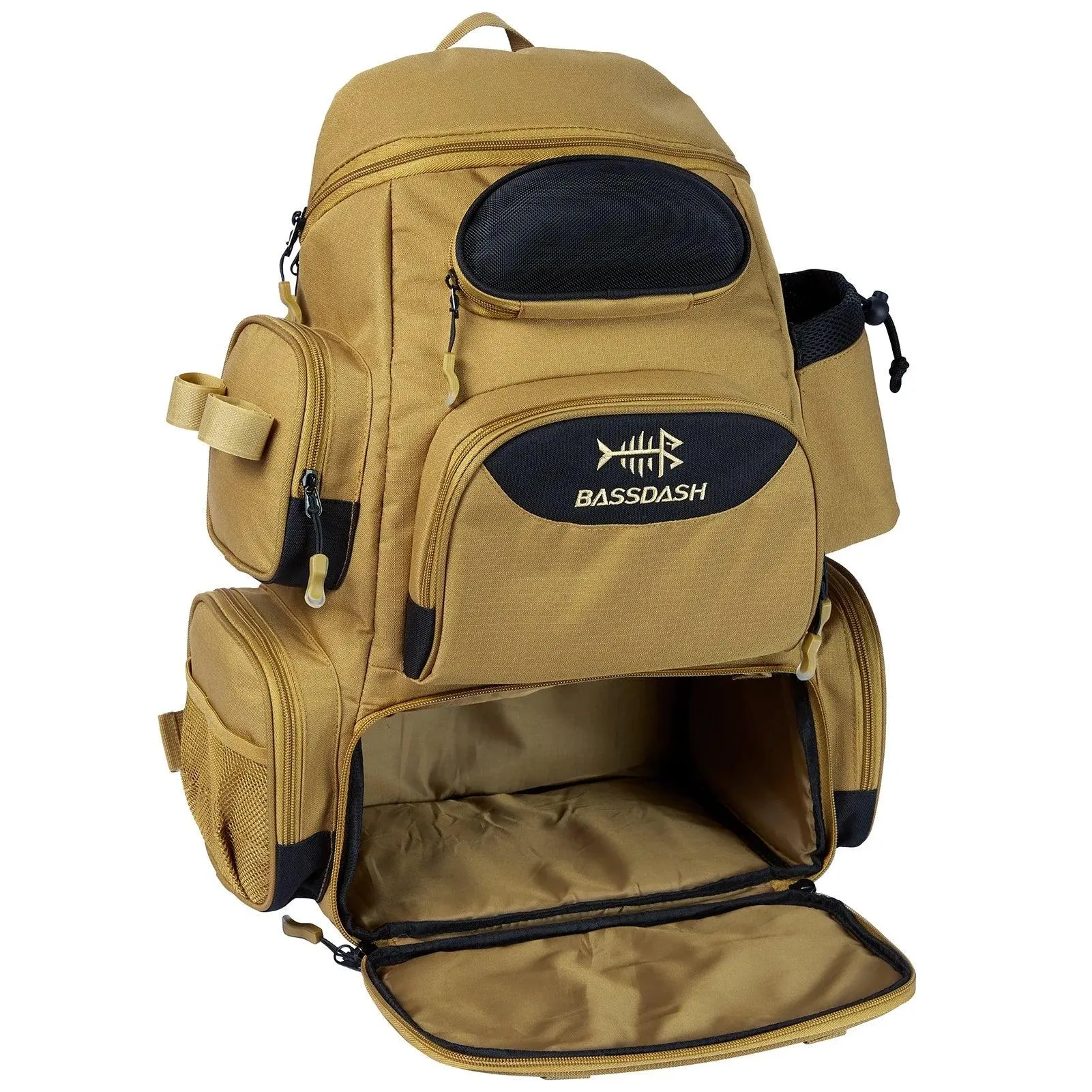 Large Capacity Lightweight Durable Fishing Gear Functional Backpack Bag