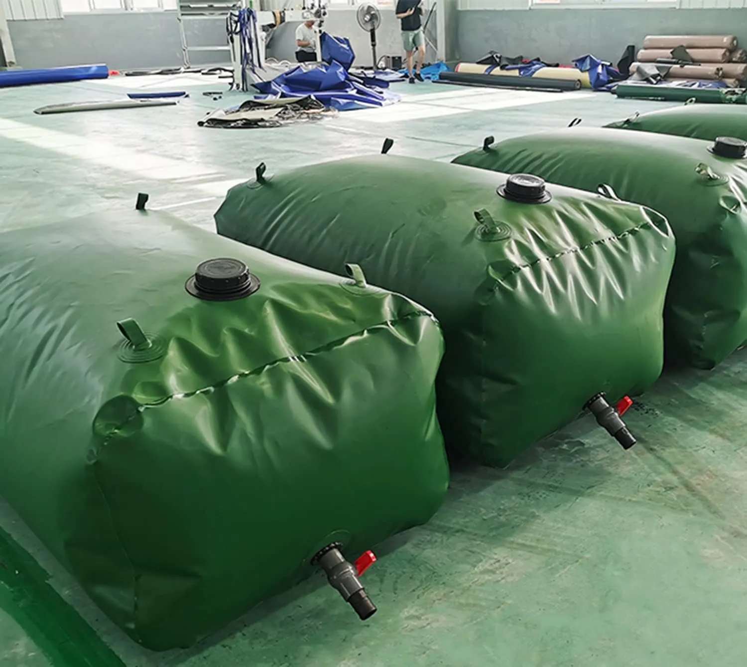 Large-Capacity Outdoor Folding Water Bag 2000L, Water Container Bag Collapsible Water Bladder Tanks, Portable Water Storage Bag for Drought-Resistant Fire-Fighting Agricultural, Emergency Reservoir