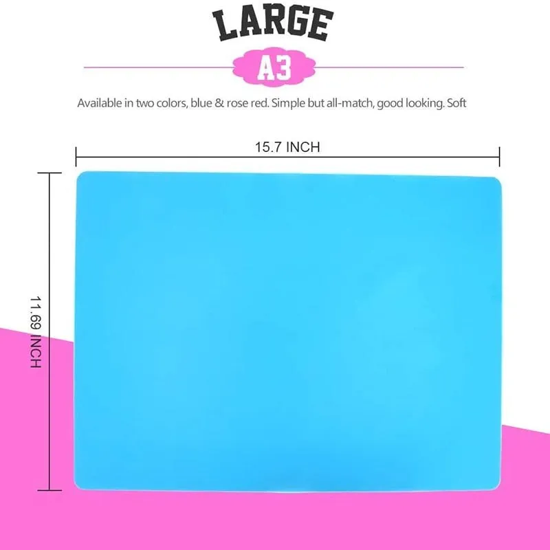 Large Premium Multipurpose Silicone Craft Placemat