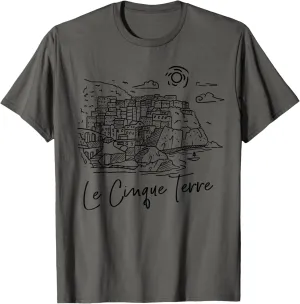 Le Cinque Terre Italy Europe Vacation Travel Le Cinque Terre T-Shirt