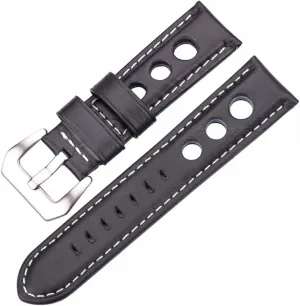 Leather Watch Strap Bracelet Vintage 20mm 22mm 24mm Watch Strap Women Men Fashion Watch StrapLeather Strap With Pin Buckle