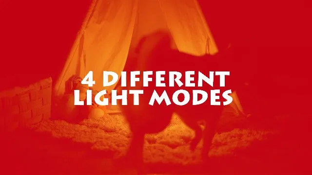 LED Camping Lantern Rechargeable,1800LM, 4 Light Modes, 4400mAh Power Bank