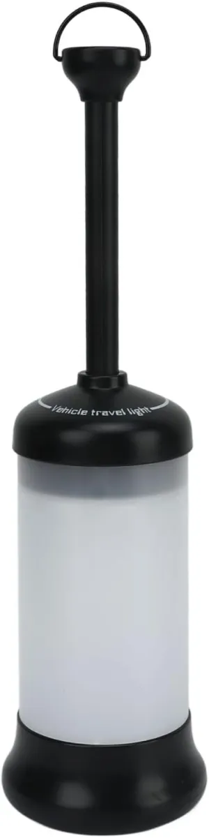 LED Camping Lantern, Translucent Light Cover Camping Tent Light, 16 LED Beads USB Rechargeable Hanging Tent Light, 1200MAH Battery Emergency Light[Black]