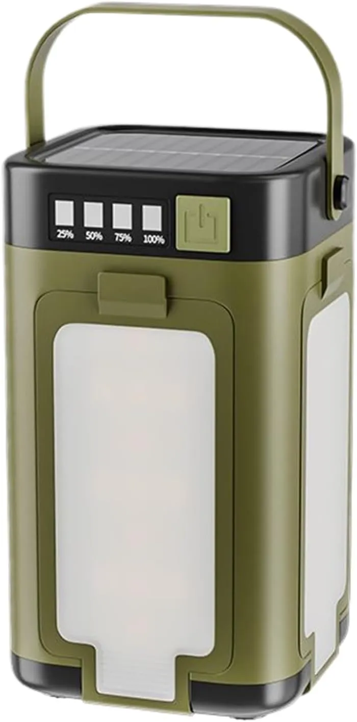 Led Camping Lanterns- 266g Camping Tent Light for Home | 2000 MAh Solar Camping Lights, | Solar Portable 6 Modes Dimmable with 90 Degree Expandable 4 Led Lamp for Hiking Patio Tent Power Adventures