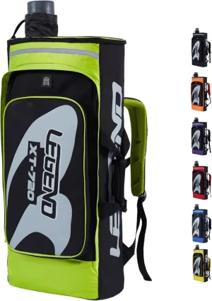 Legend XT720 Takedown Recurve Bow Case - Protective Nylon Archery Backpack Bag, Padded Recurve Bow and Arrow Case for Archery Accessories & Gears with Multiple Pockets, Arrow Tube Included