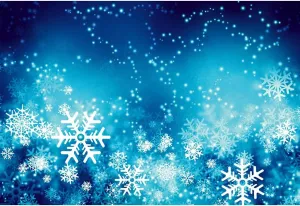 Leowefowa 3x2m Vinyl Backdrop Snowflake Bokeh Backdrop Winter Ice Snow Photography Background Birthday Christmas New Year Party Decor Children Kids Adult Photo Shoot Studio Props Photo Backdrops