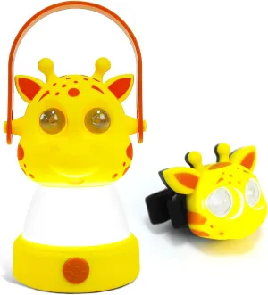 Let's Explore LED Camping Lantern & Headlamp, Battery Powered Night Light, Gift for Birthday, Lightweight Tent Lamp for Children (Deer Set) Age 6  8 9 10 11 12 13 14