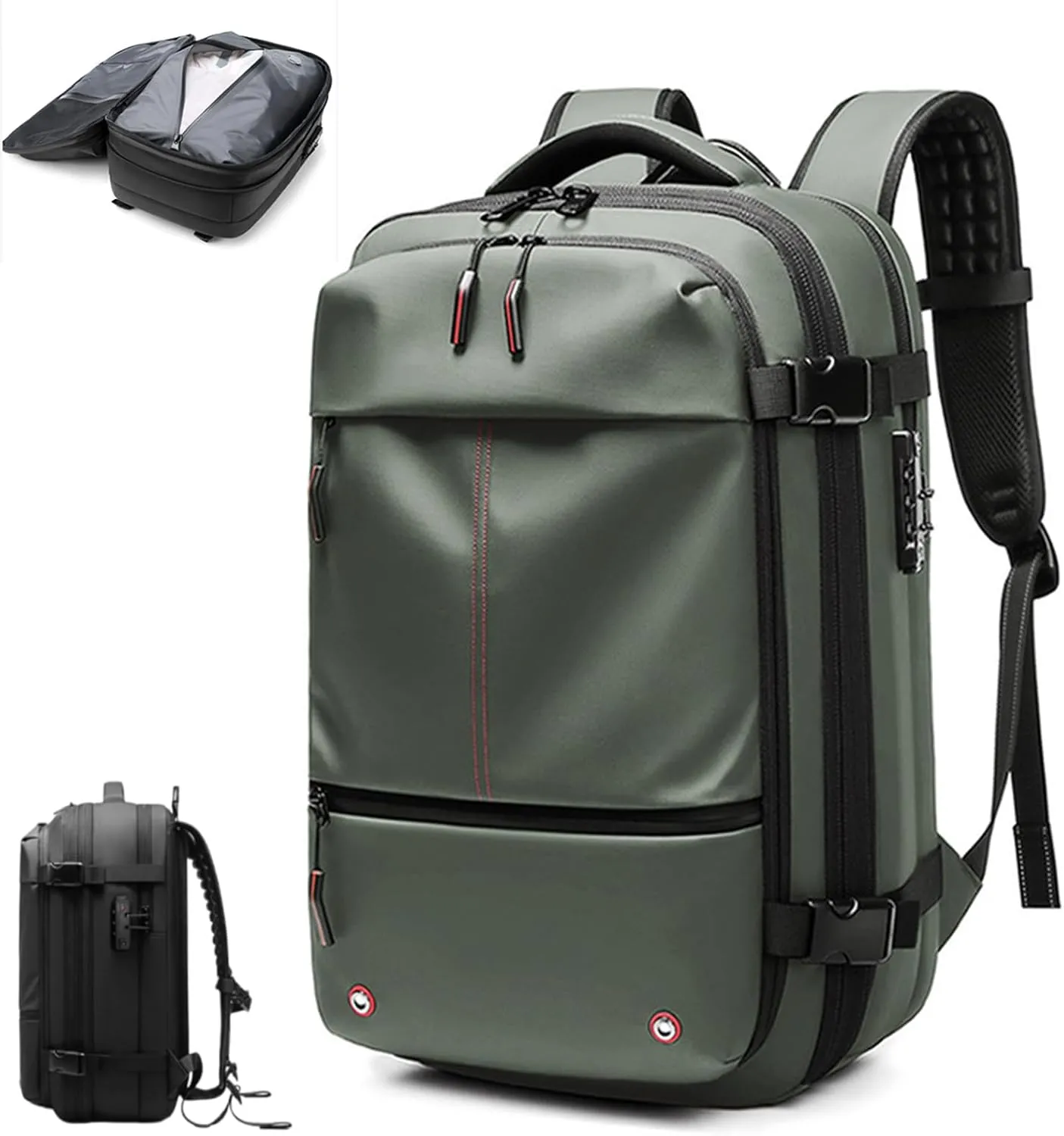 Levette Backpack,Levettevac Mochila,Levettevac Backpack,Vacuum Compression Travel 60l Expandable Large Capacity Pack (C)
