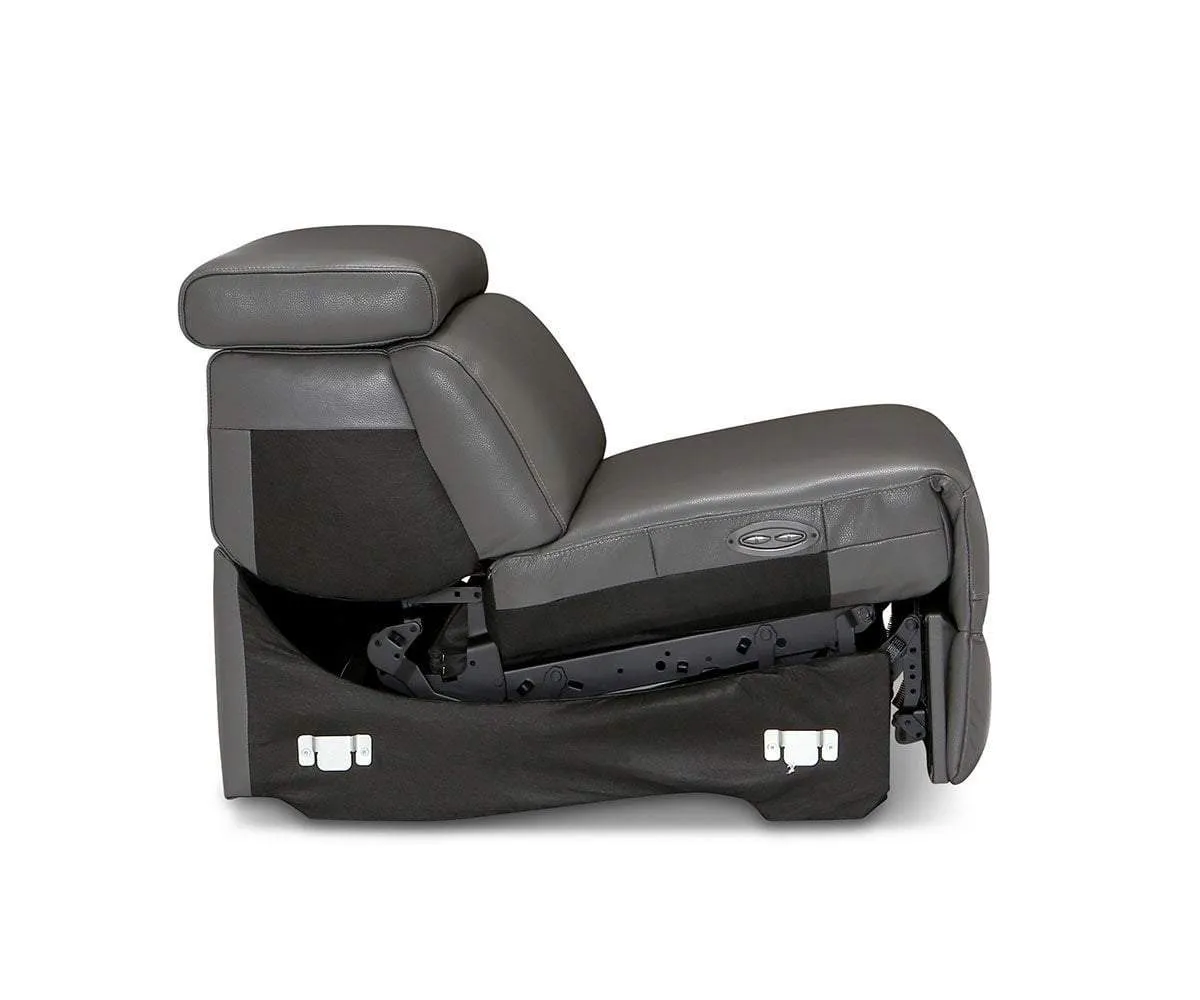 Lewen Leather Power Reclining Sectional