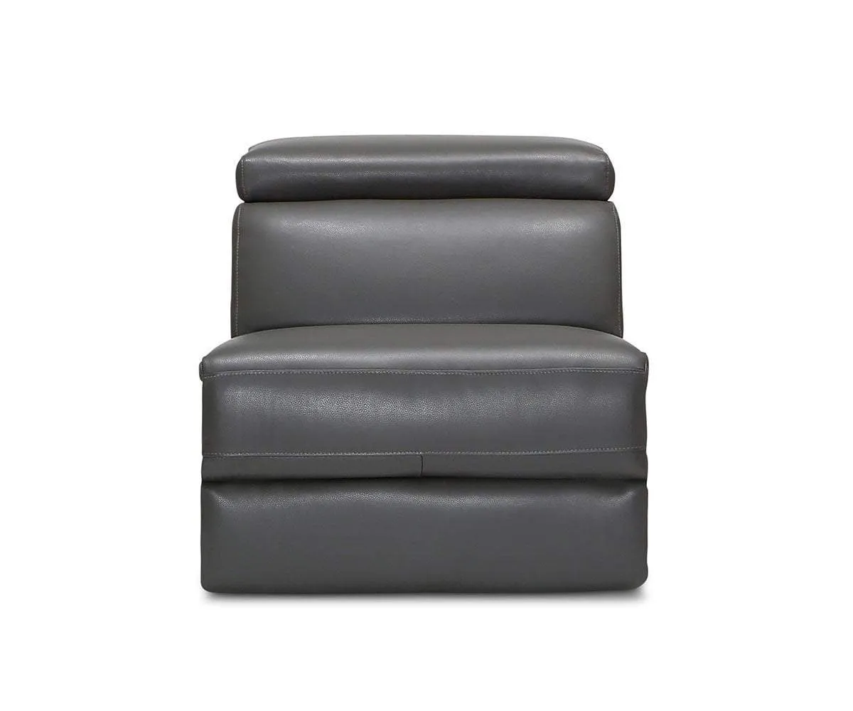 Lewen Leather Power Reclining Sectional