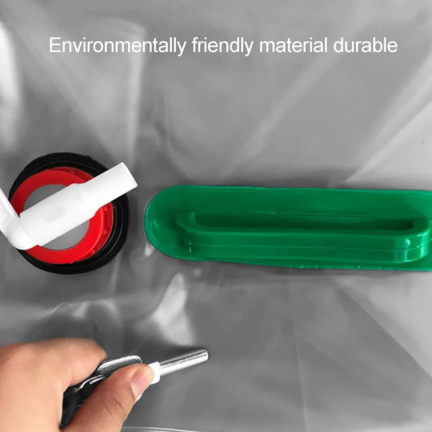 LFFH Collapsible Water Container, BPA Free Plastic Water Bag Tank Camping No Leak For Party Kitchen Picnic Bar BBQ Longer Time (Color : Clear, Size : 10L)