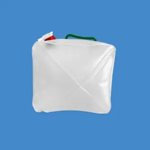 LFFH Collapsible Water Container, BPA Free Plastic Water Bag Tank Camping No Leak For Party Kitchen Picnic Bar BBQ Longer Time (Color : Clear, Size : 10L)