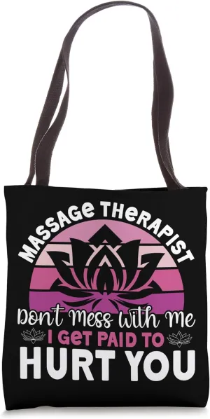 Licensed Massage Therapist Therapy Lotus Massage Therapist Tote Bag