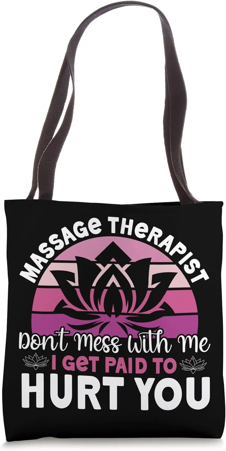 Licensed Massage Therapist Therapy Lotus Massage Therapist Tote Bag