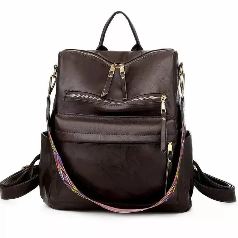 Light Weight Stylish Leather Backpack