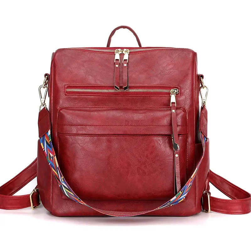 Light Weight Stylish Leather Backpack