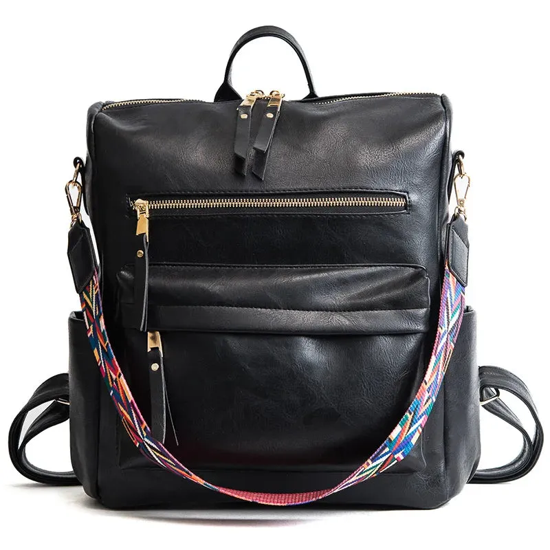 Light Weight Stylish Leather Backpack
