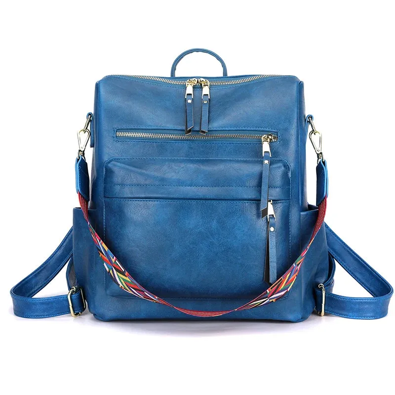 Light Weight Stylish Leather Backpack
