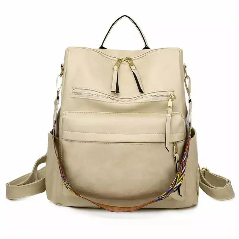 Light Weight Stylish Leather Backpack