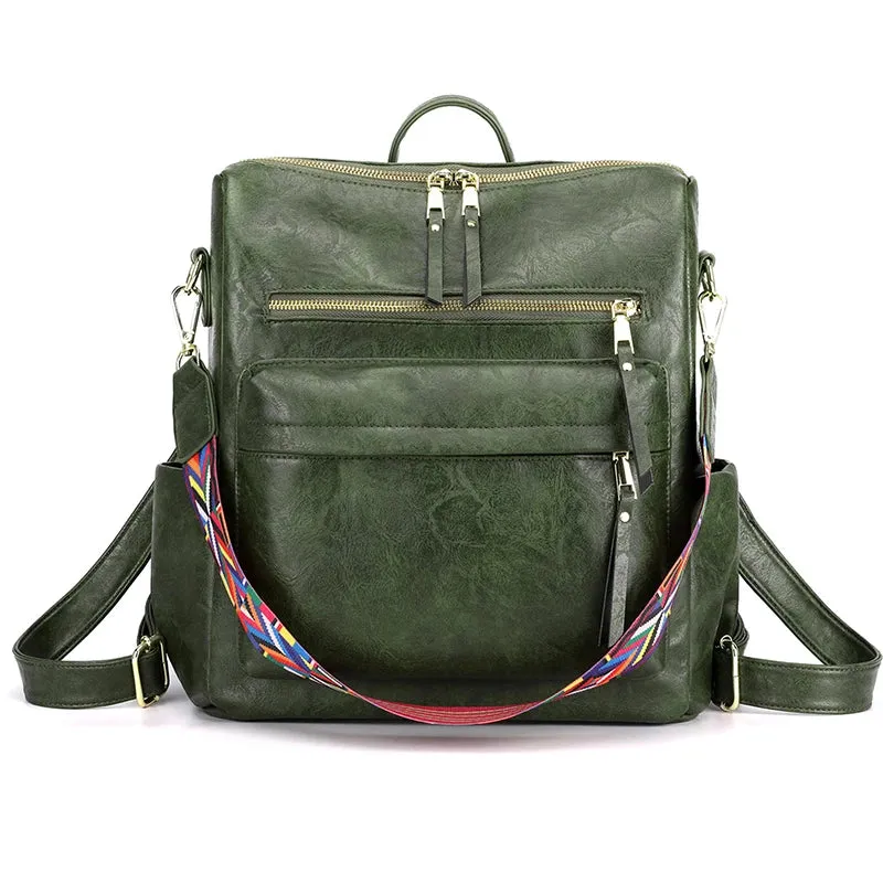 Light Weight Stylish Leather Backpack