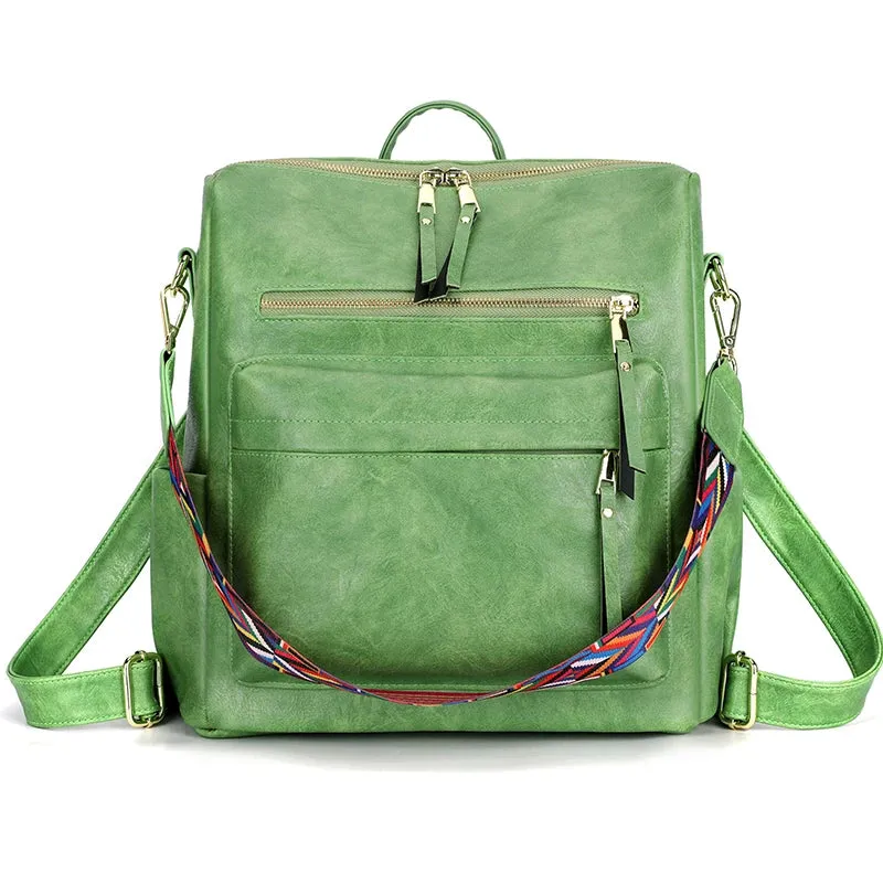 Light Weight Stylish Leather Backpack