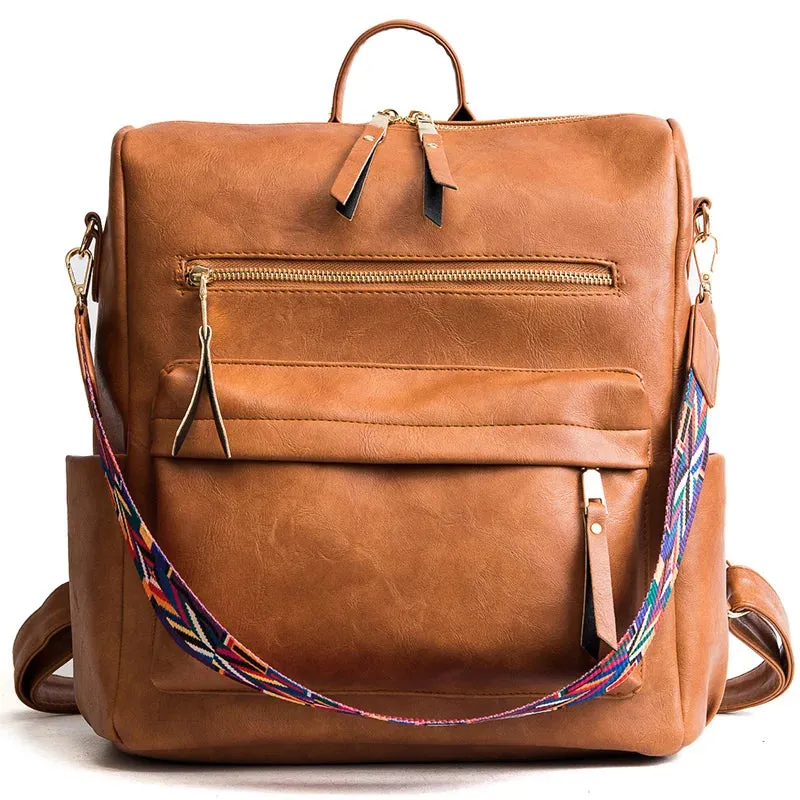 Light Weight Stylish Leather Backpack
