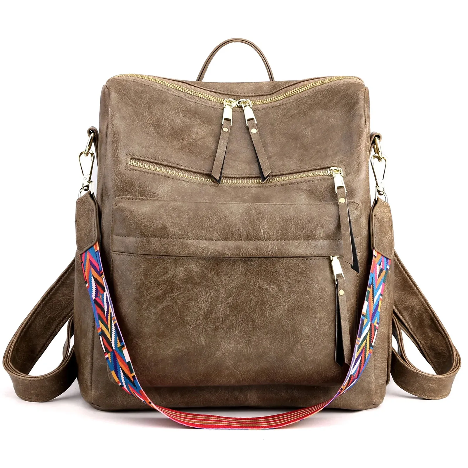 Light Weight Stylish Leather Backpack
