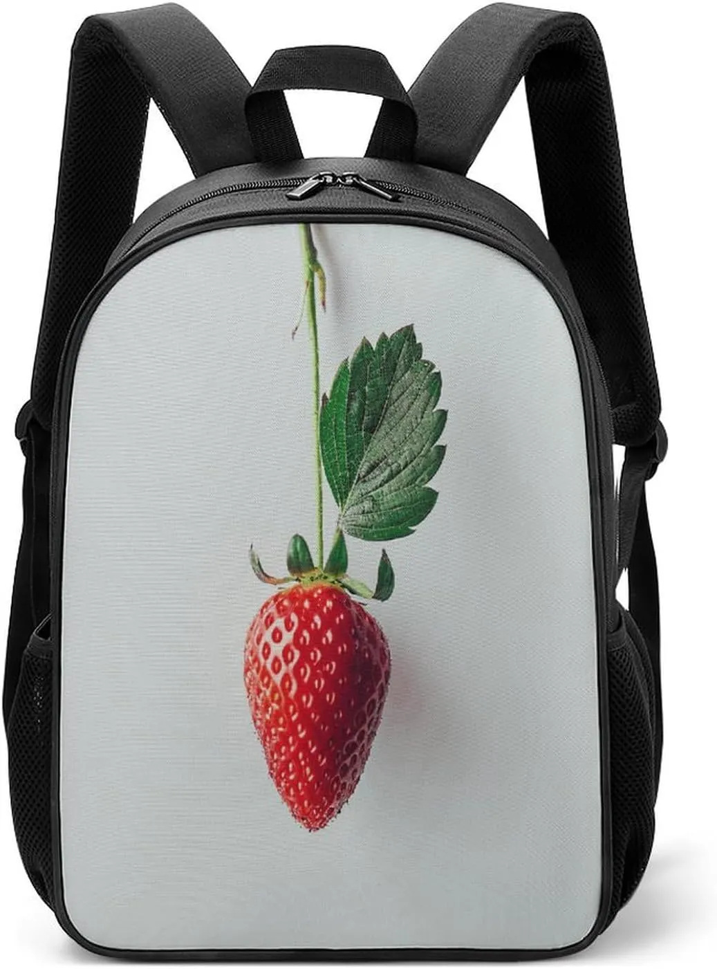 Lightweight Backpacks Cute Travel Bag Durable A Strawberry Hanging Printing Small Travel Backpack For Women & Men