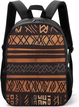 Lightweight Backpacks Cute Travel Bag Durable African Mud Cloth Tribal Printing Small Travel Backpack For Women & Men