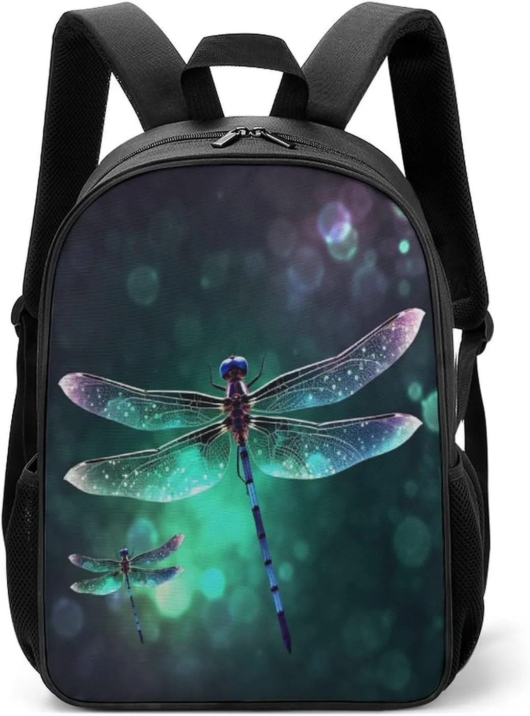 Lightweight Backpacks Cute Travel Bag Durable Galaxy Animal Dragonfly Printing Small Travel Backpack For Women & Men