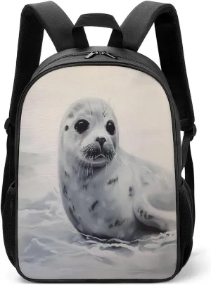 Lightweight Backpacks Cute Travel Bag Durable Harp Painting Printing Small Travel Backpack For Women & Men