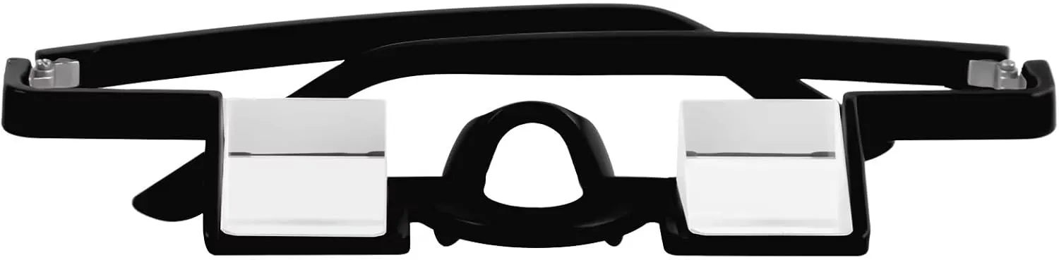 Lightweight Belay Glasses for Rock Climbing – Prism Eyewear with Titanium Frame, Shockproof Case & Accessories | Enhance Safety, Reduce Neck Strain
