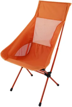 Lightweight Folding High Back Chair with Carry Bag Aluminum e 600D Oxford Cloth Breathable Comfortable for Camping Hiking