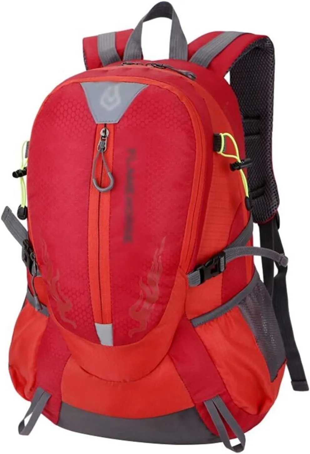 Lightweight Hiking Backpack 40L Climbing Camping Travel Rucksack For Men Women(Red)